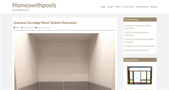 Desktop Screenshot of homeswithpools.info