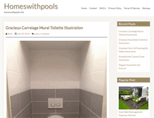 Tablet Screenshot of homeswithpools.info
